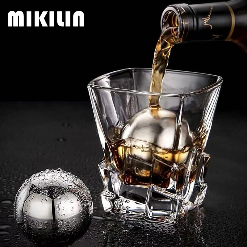 Wine Beer Holder - 2Pcs 재사용 가능한 스테인레스 스틸 아이스