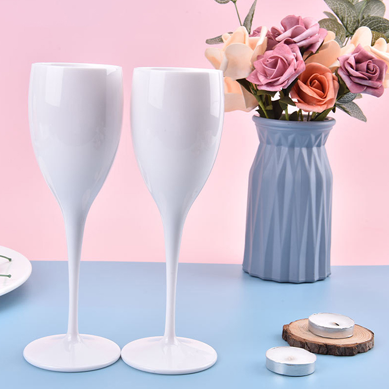 Wine Beer Whiskey - 예쁜 샴페인 플루트 플라스틱 와인 잔,