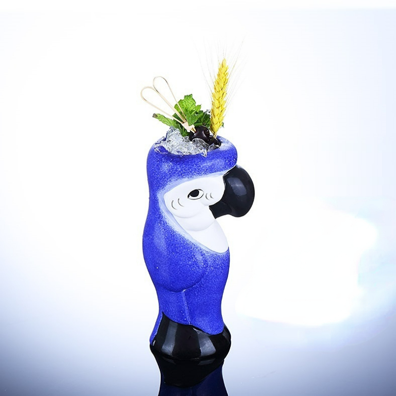앵무새 하와이 티키 머그잔 칵테일 컵 맥주 음료 머그잔 - Wine Beer Cocktail 리뷰 및 가격
