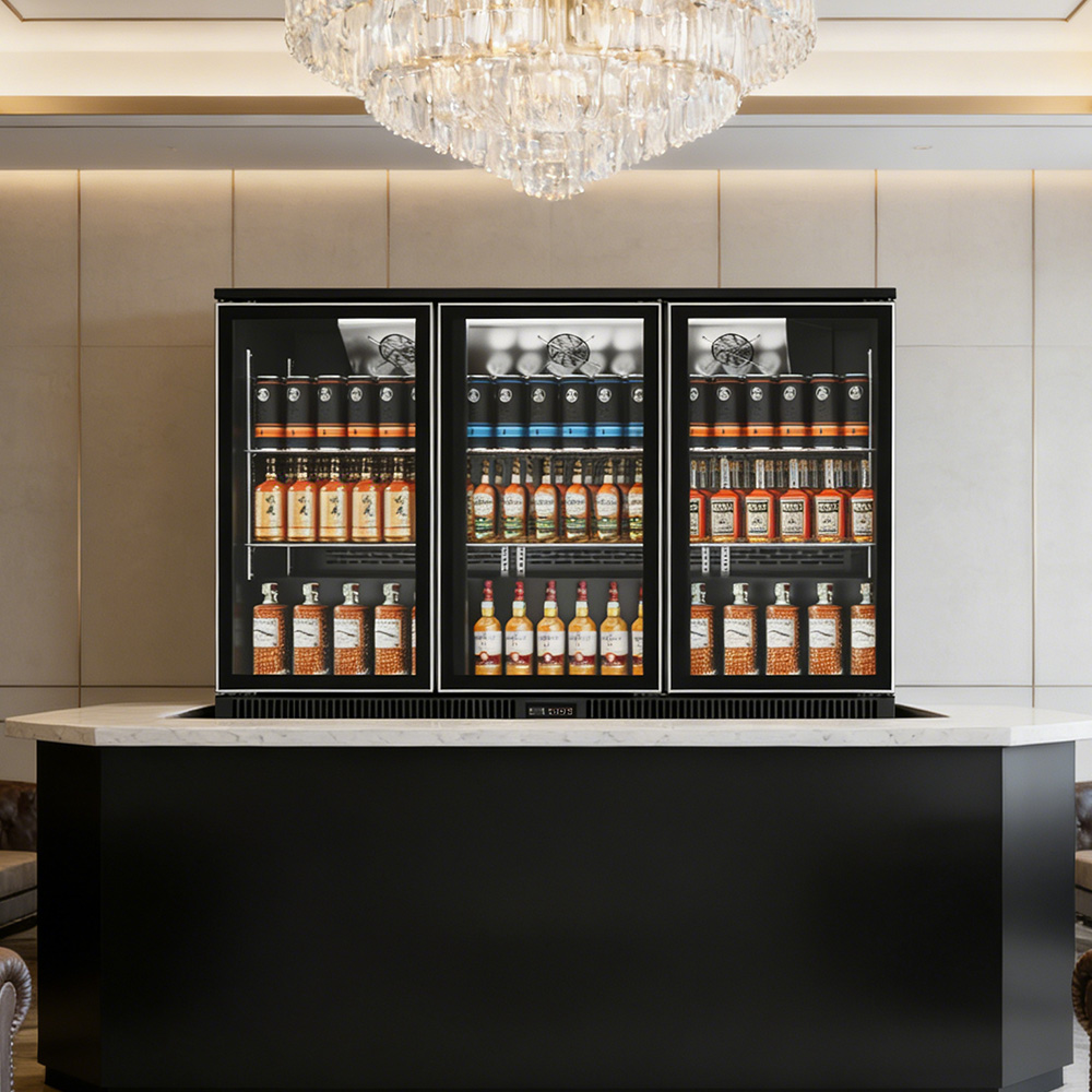 미니 음료 냉장고 3도어 바 냉장고 유리문 언더카운터  - Wine Beer Fridge Under Counter 리뷰 및 가격