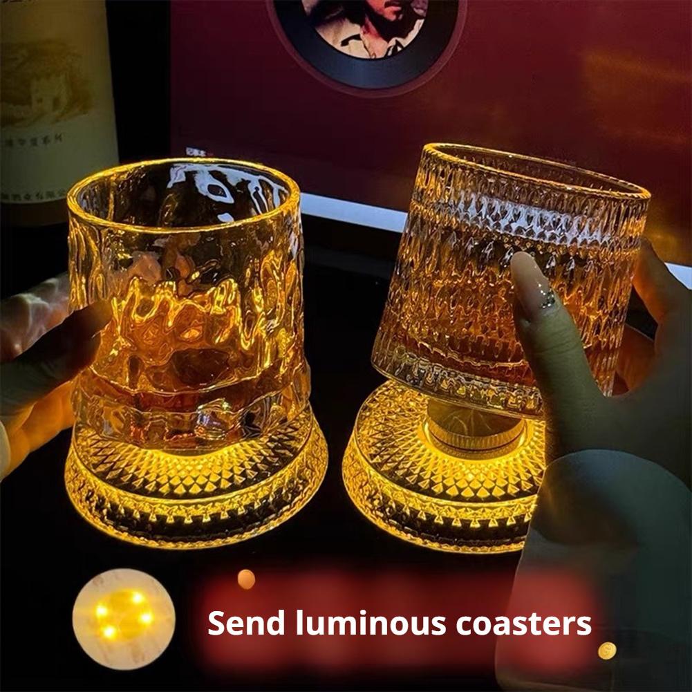 회전하는 위스키 잔, 독창적인 크리스탈 맥주잔, 스트레 - Wine Beer Cocktail 리뷰 및 가격