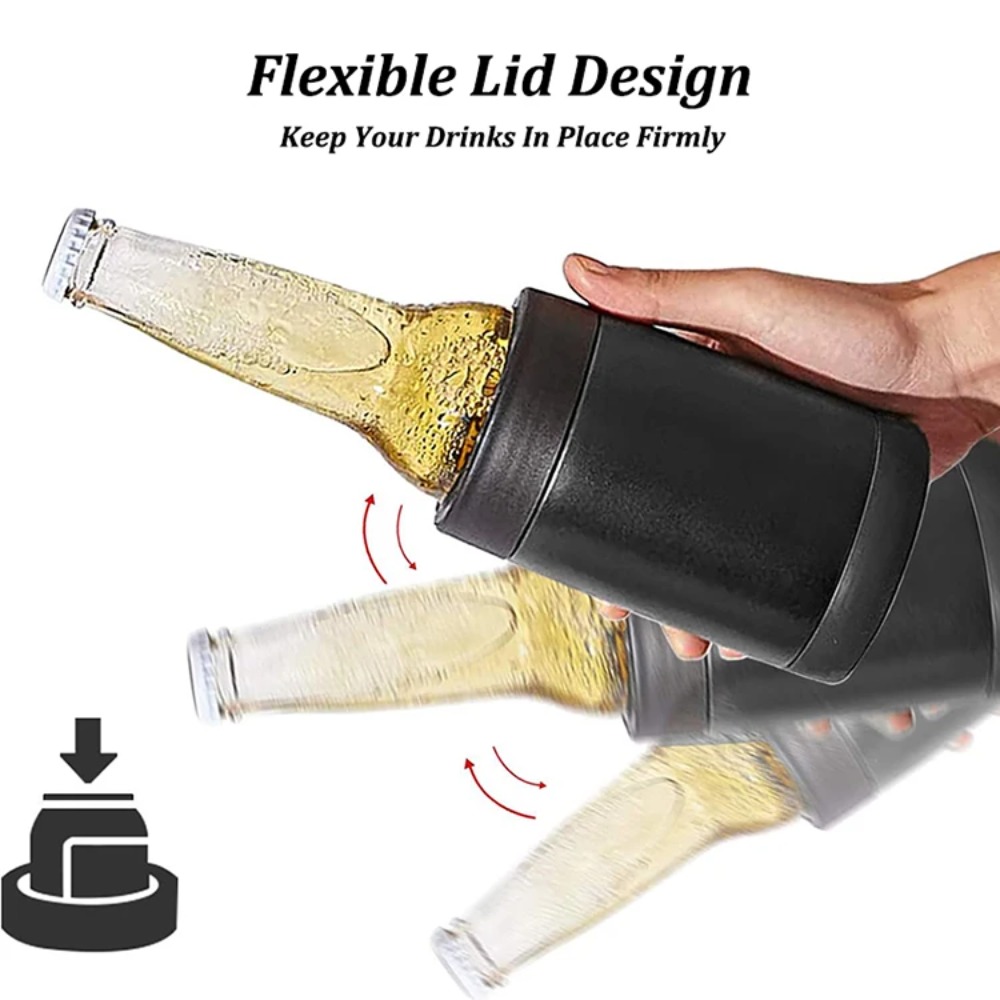 3 in 1 스테인리스 스틸 맥주병 쿨러 이중벽 보온  - Wine Beer Holder 리뷰 및 가격