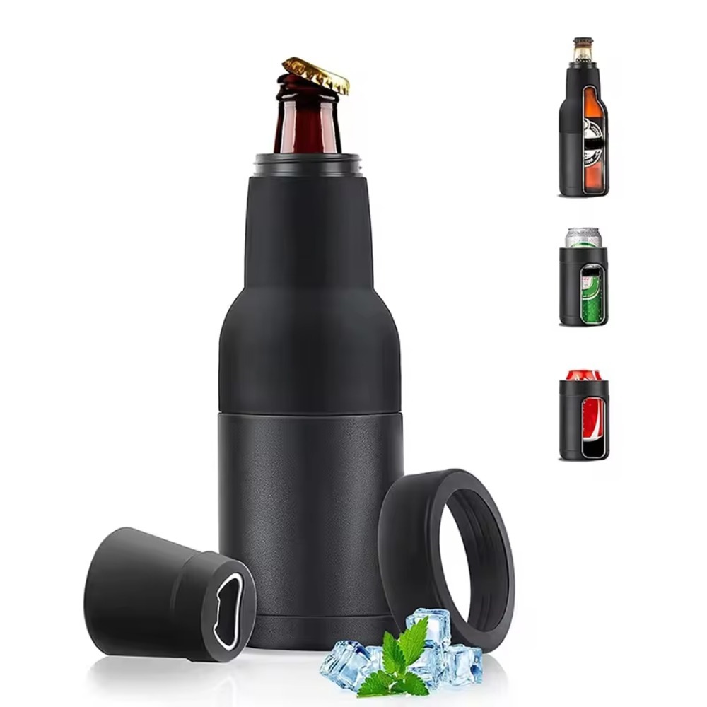 3 in 1 스테인리스 스틸 맥주병 쿨러 이중벽 보온  - Wine Beer Holder 리뷰 및 가격