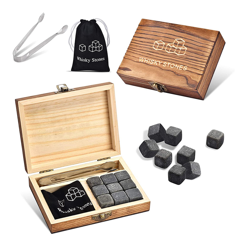 9개 위스키 아이스 스톤 재사용 가능한 아이스 큐브 바 - Whiskey Stone Set 리뷰 및 가격