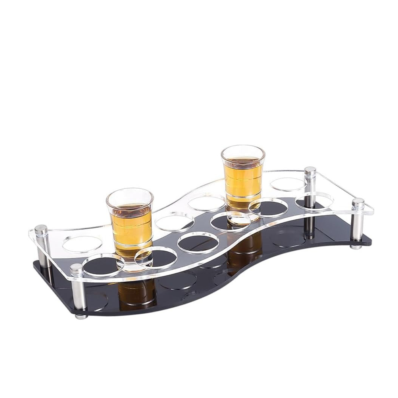 12홀 샷잔 트레이 홀더, 3.8cm 구멍이 있는 고블 - Wine Beer Holder 리뷰 및 가격