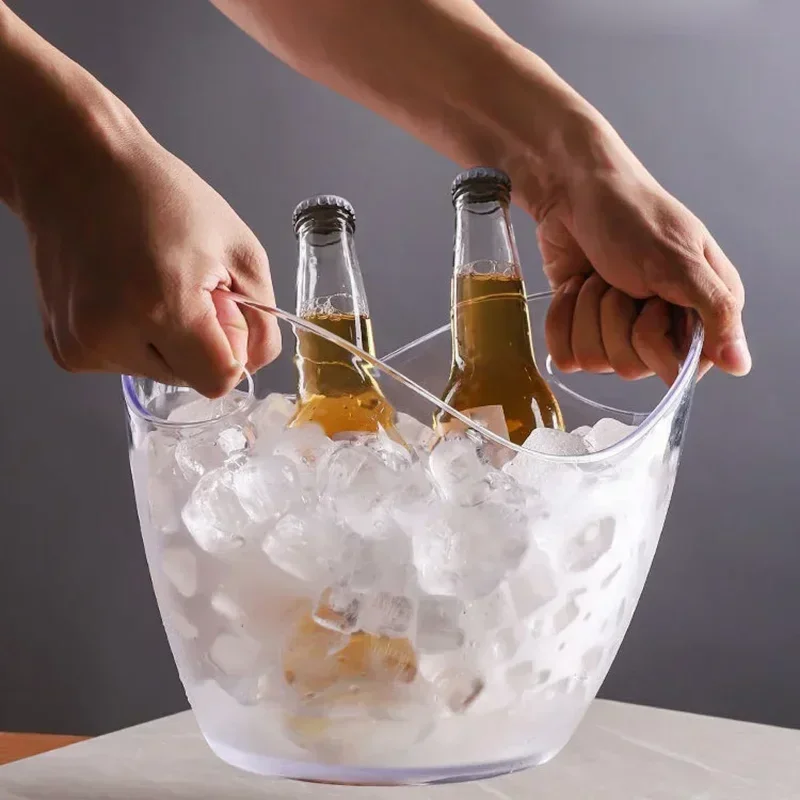 4/8L 아이스 버킷 투명 아이스 큐브 보관 버킷 맥주 - Wine Beer Holder 리뷰 및 가격