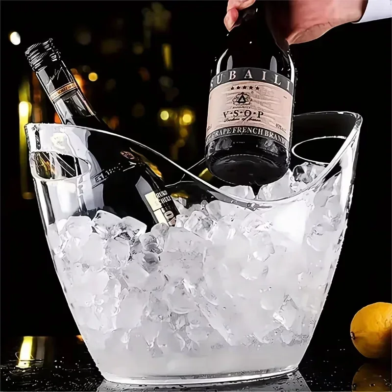 4/8L 아이스 버킷 투명 아이스 큐브 보관 버킷 맥주 - Wine Beer Holder 리뷰 및 가격