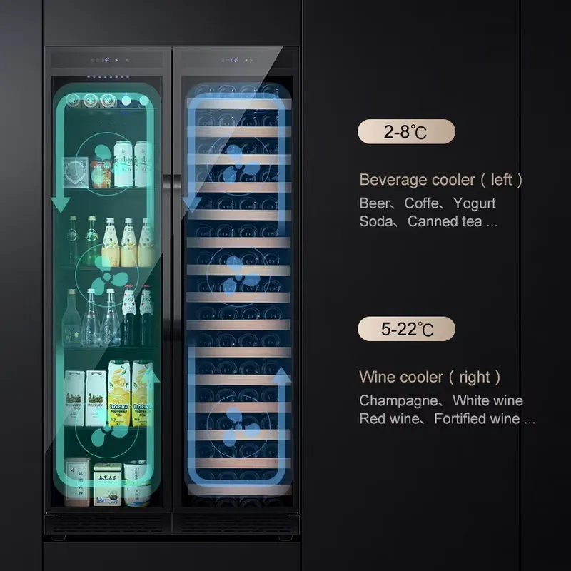 빌트인 음료 냉장고, 더블 도어 와인 쿨러, 대용량 맥 - Wine Beer Fridge Under Counter 리뷰 및 가격
